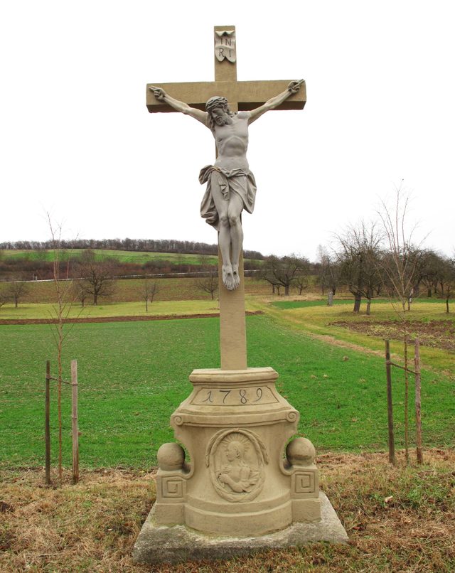 Wegkreuz von 1789 an der K 2814 bei der Abzweigung nach Dittigheim