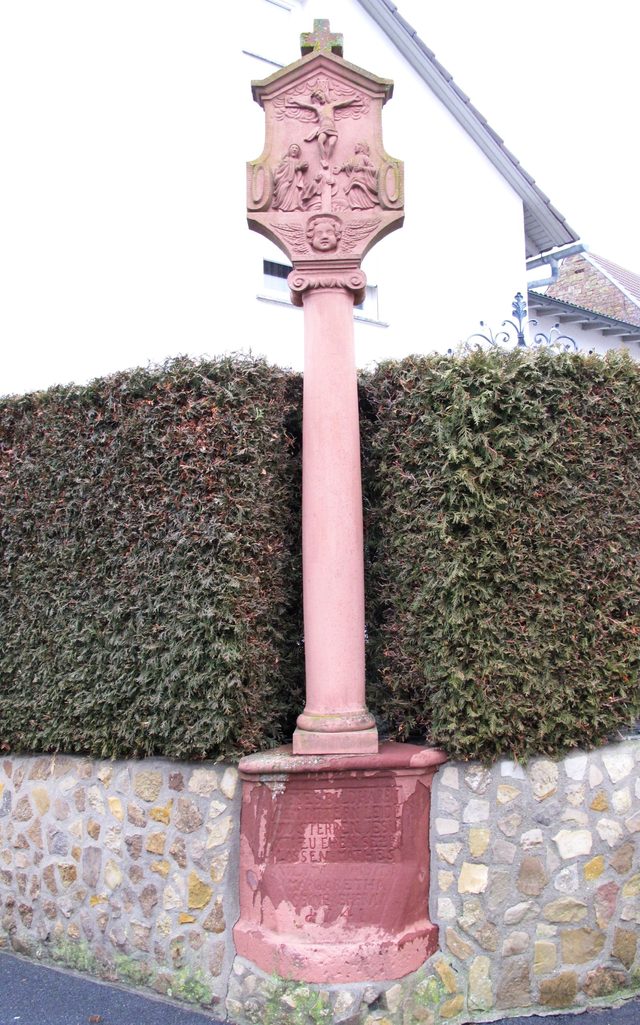 Bildstock (1741) in Impfingen an der Ecke Tiefengasse - Am Baumgarten