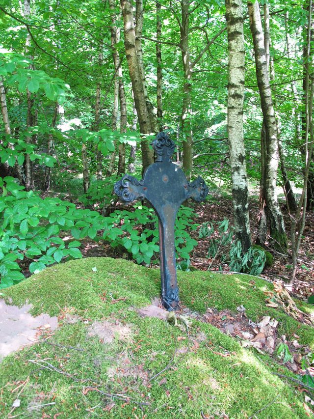 Eisen-Kreuz bei der Abzweigung zum Wannenberg-Gipfel